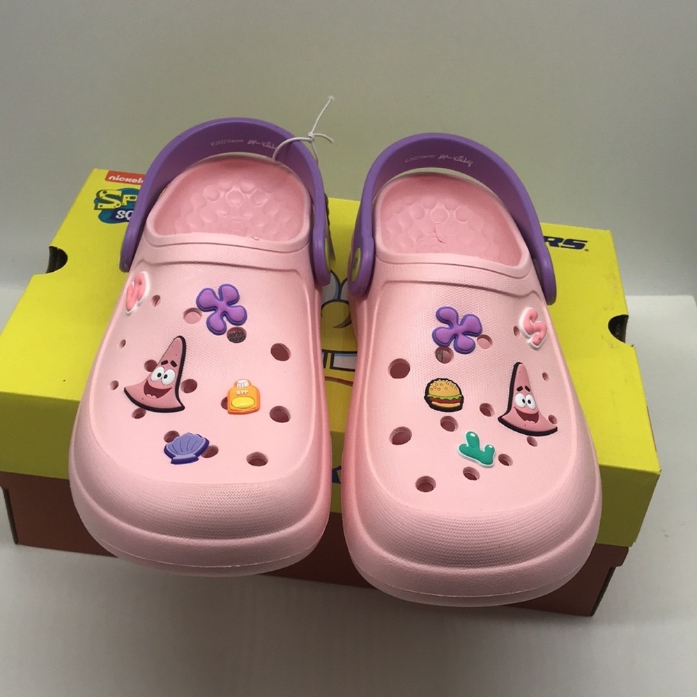 Skechers Sponge Bob Squarepants Women's Patrick Foamies Size 6 - Picture 5 of 14